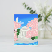 Kersenbloesems in Washington DC Briefkaart (Staand voorkant)