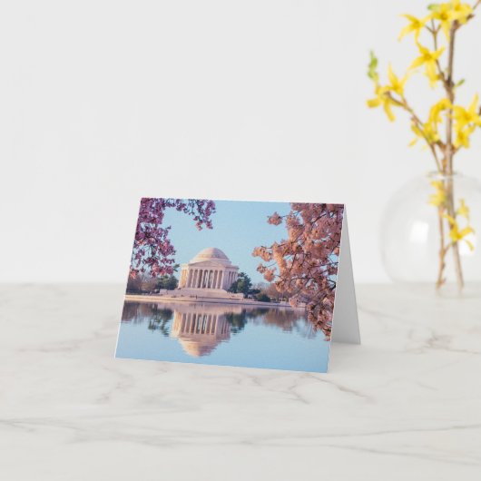 Kersenbloesems in Washington DC Kaart (Gele Bloem)