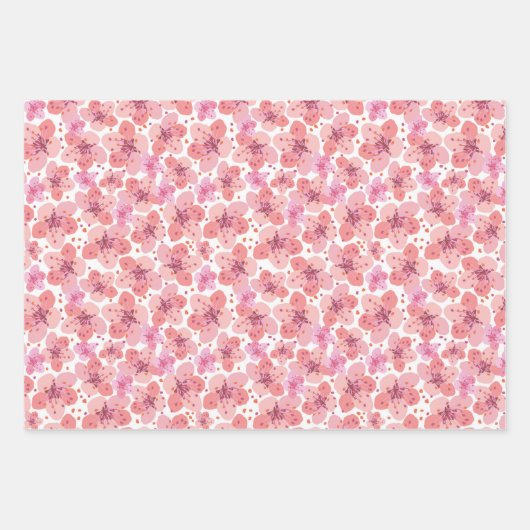 kersenbloesems inpakpapier vel (Voorkant 2)