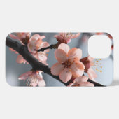 Kersenbloesems iPhone 13 Slim Fit Hoesje, Glanzend iPhone Hoesje (Achterkant horizontaal)