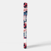 Kersenbloesems Japanse Sakura met monogram Case-Mate iPhone Case (Achterkant / Rechts)