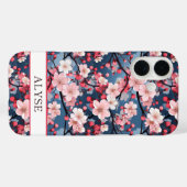 Kersenbloesems Japanse Sakura Monogram Case-Mate iPhone Case (Achterkant (horizontaal))