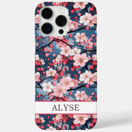 Kersenbloesems Japanse Sakura Monogram iPhone 16 Pro Max Hoesje