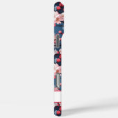 Kersenbloesems Japanse Sakura Monogram Case-Mate iPhone Case (Achterkant / Rechts)