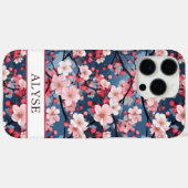 Kersenbloesems Japanse Sakura Monogram Case-Mate iPhone Case (Achterkant (horizontaal))
