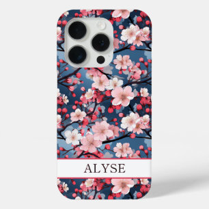Kersenbloesems Japanse Sakura Monogram iPhone 15 Pro Case