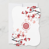 Kersenbloesems levensduur symbool Chinese verjaard Kaart (Voorkant)