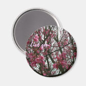 Kersenbloesems Live Zen Magnet (Voorkant / Achterkant)