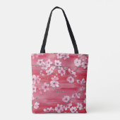 Kersenbloesems, naadloos, waterverf. tote bag (Achterkant)