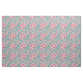 Kersenbloesems op blauw stof (Fat Quarter)