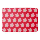 Kersenbloesems op rood badmat (Voorkant)