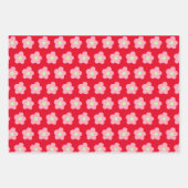 Kersenbloesems op rood inpakpapier vel (Voorkant 3)