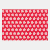 Kersenbloesems op rood inpakpapier vel (Voorkant 2)