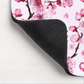 Kersenbloesems op takken muismat (Hoek)