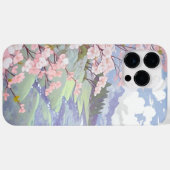 Kersenbloesems pastel Waterverf landschap Case-Mate iPhone Case (Achterkant (horizontaal))