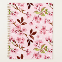 Kersenbloesems roze achtergrond