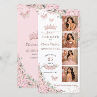Kersenbloesems Roze Goud Foto Booth Quinceanera