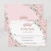 Kersenbloesems Roze Goud Zoete 16 Quinceañera XV