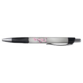 Kersenbloesems Roze Zilveren Monogram Pen (Bodem)