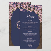 Kersenbloesems 's Nachts Menu of Programmaboekje (Voorkant / Achterkant)