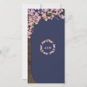 Kersenbloesems 's Nachts Menu of Programmaboekje (Achterkant)