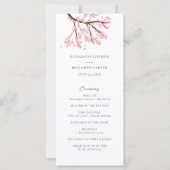 Kersenbloesems Trouwbloem Elegant Script (Voorkant)