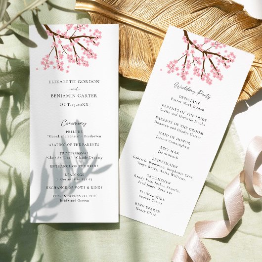 Kersenbloesems Trouwbloem Elegant Script