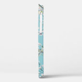 Kersenbloesems: Turquoise bloementrend Case-Mate iPhone Case (Achterkant / Links)