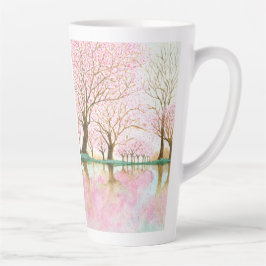 Kersenbloesems van de liefde - Moederdag Latte Mok