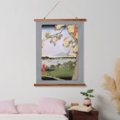 Kersenbloesems van Edo, Hiroshige Hangend Wandkleed (Slaapkamer)
