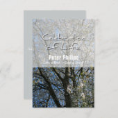 Kersenbloesems Viering van het Leven Uitnodiging (Voorkant / Achterkant)