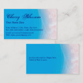 kersenbloesems visitekaartje (Voorkant / Achterkant)