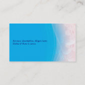 kersenbloesems visitekaartje (Achterkant)