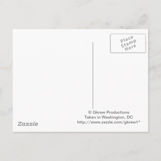 Kersenbloesems: Washington, D.C. Briefkaart (Achterkant)