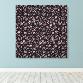 Kersenbloesemtapijt Canvas Afdruk (Insitu (Houten vloer))