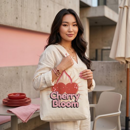 Kersenbloesemtassen Tote Bag