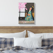 Kersenbloesemtijd Canvas Afdruk (Insitu (Slaapkamer))