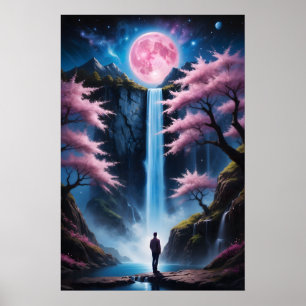 Kersenbloesemwaterval Poster