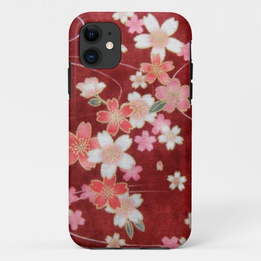 KERSENBLOESESEL - KIMONO-PRINT COLLECTIE Case-Mate iPhone CASE (Achterkant)