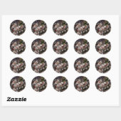 kersenbloesticker ronde sticker (Vel)