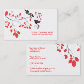 kersenbloesvogels visitekaartjes (Voorkant / Achterkant)