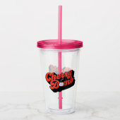 Kersenbom acryl tumbler acryl drinkbeker (Voorkant)