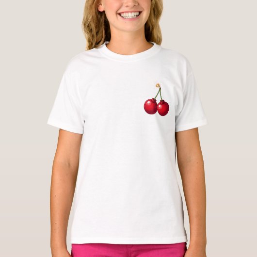 Kersenbom Fuse-ontwerp voor kinderen T-shirt (Voorkant)