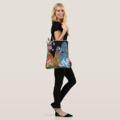 Kersenbomen Tsunami Waves Met Panda's Canvas tas (Op model)