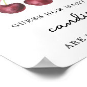 Kersenboog - Hoeveel snoepjes zitten er in de pot Poster (Hoek)