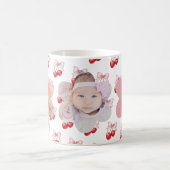 Kersenboog roze foto kinderen koffiemok (Center)