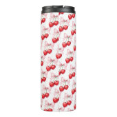 Kersenboog roze naam thermosbeker (Achterkant)