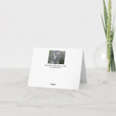 Kersenboom Floral Flower Birthday Greetings Kaart (Achterkant)