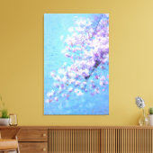 Kersenboom foto schilderij canvas afdruk (Insitu (Woonkamer))