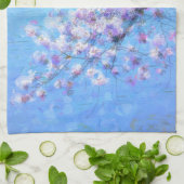 Kersenboom foto schilderij keukenhanddoek (Gevouwen)